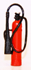 Fire extinguisher, red - ready made model